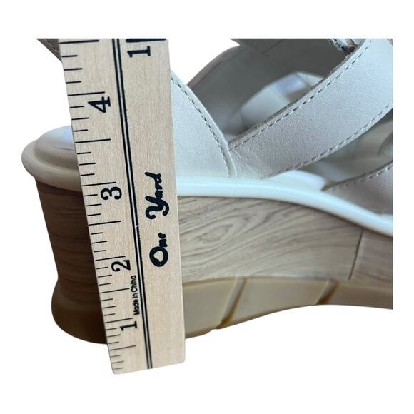 Sorel Joanie III Lace Up Platform Wedge Leather Sandals Size 8 - Picture 11 of 12